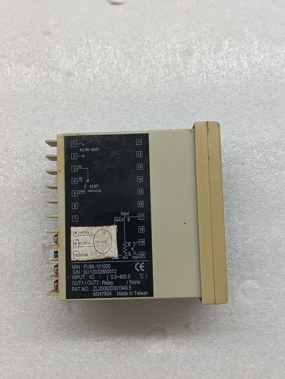 TAIE FU86 DIGITAL PID CONTROLLER FU86-101000 85-265V