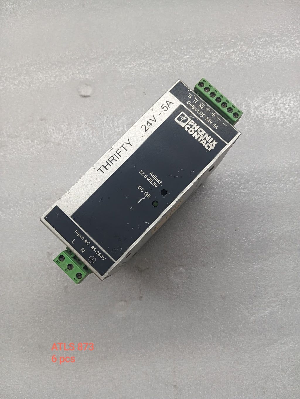 PHOENIX CONTACT 5792372 THRIFTY POWER SUPPLY 24VDC 5A