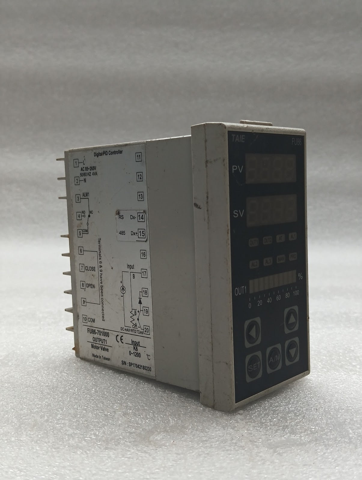 TAIE FU86 DIGITAL PID CONTROLLER FU86-701000 85-265V