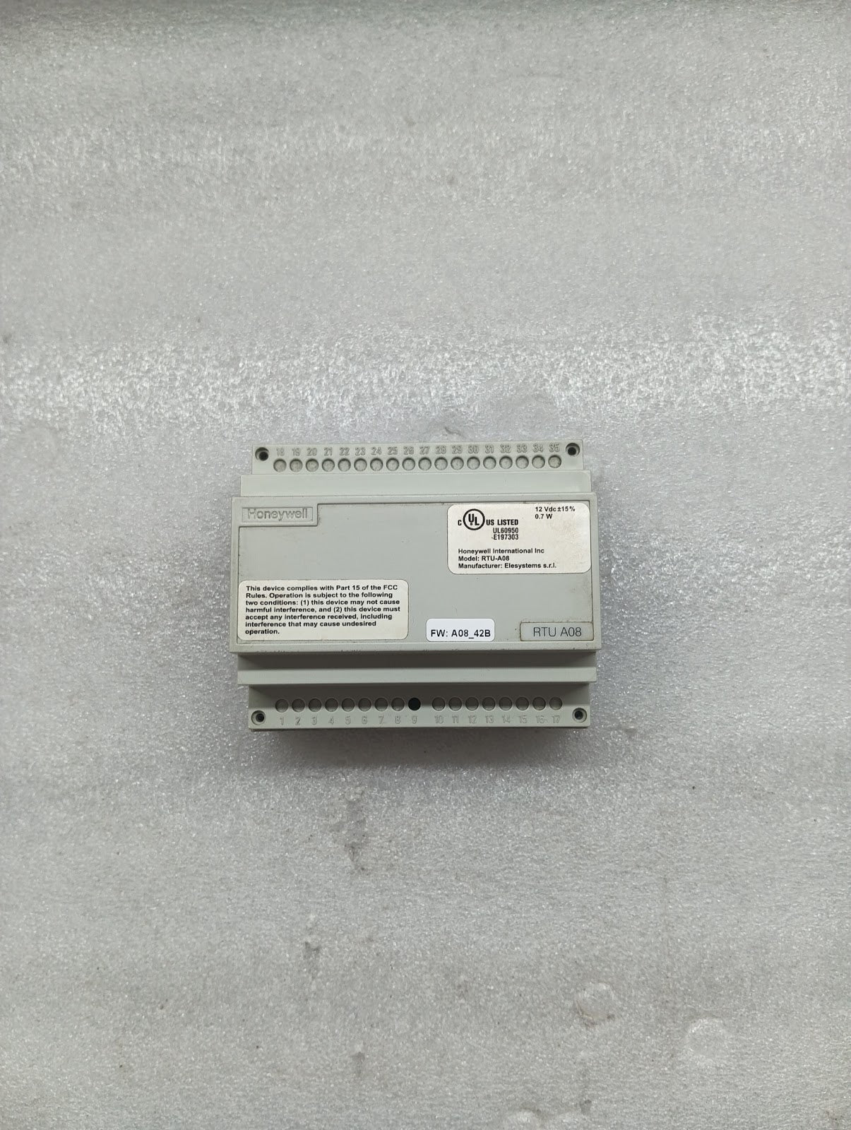 HONEYWELL RTU A08 INTERFACE CONTROL UNIT