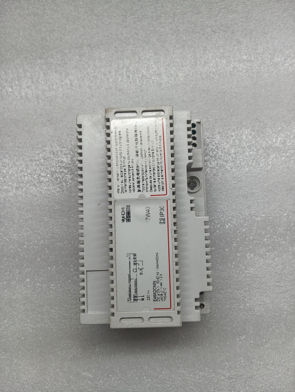 BTICINO MYHOME SCS E46ADCN POWER SUPPLY 17W40 230V E46ADCN