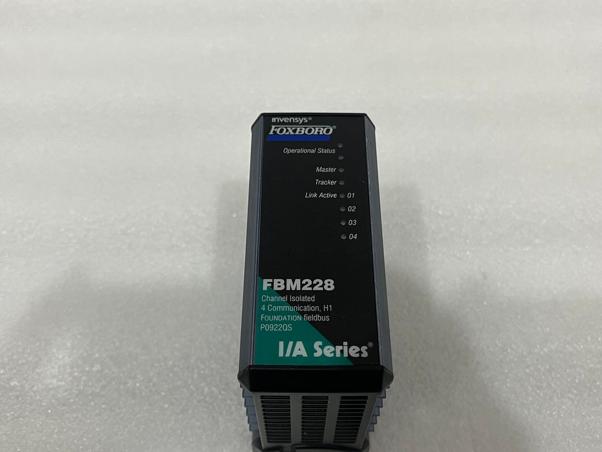 FOXBORO INVENSYS FBM228 4CH ISOLATED COMMUNICATION FIELDBUS MODULE P0922QS