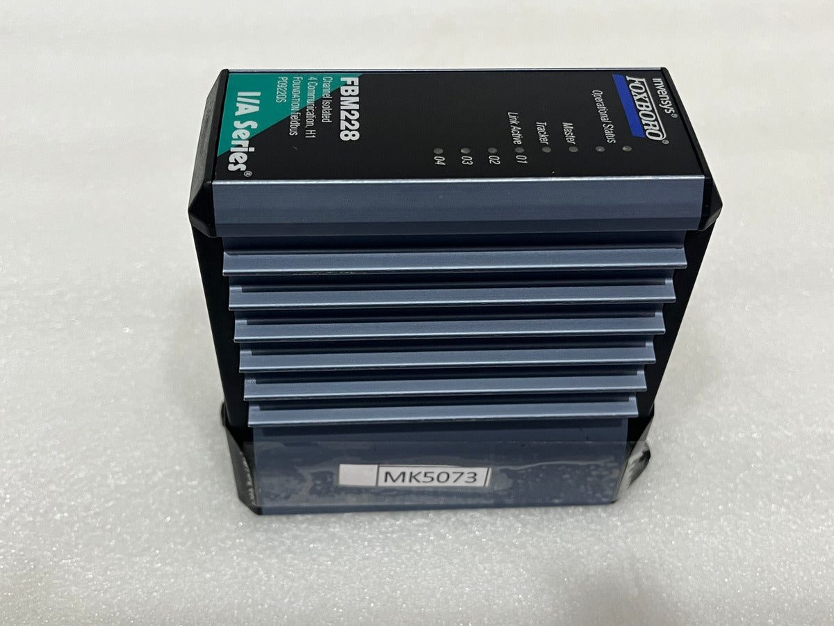 FOXBORO INVENSYS FBM228 4CH ISOLATED COMMUNICATION FIELDBUS MODULE P0922QS