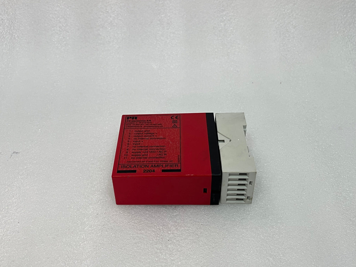 PR ELECTRONICS 2204 ISOLATION AMPLIFIER 24VDC 2204B0D