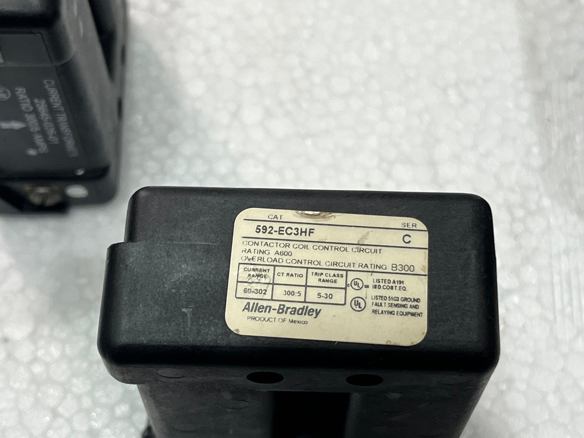 ALLEN BRADLEY 25645-026-01 CURRENT TRANSFORMER CITI COIL 300/5 AMPS 592-EC3HF