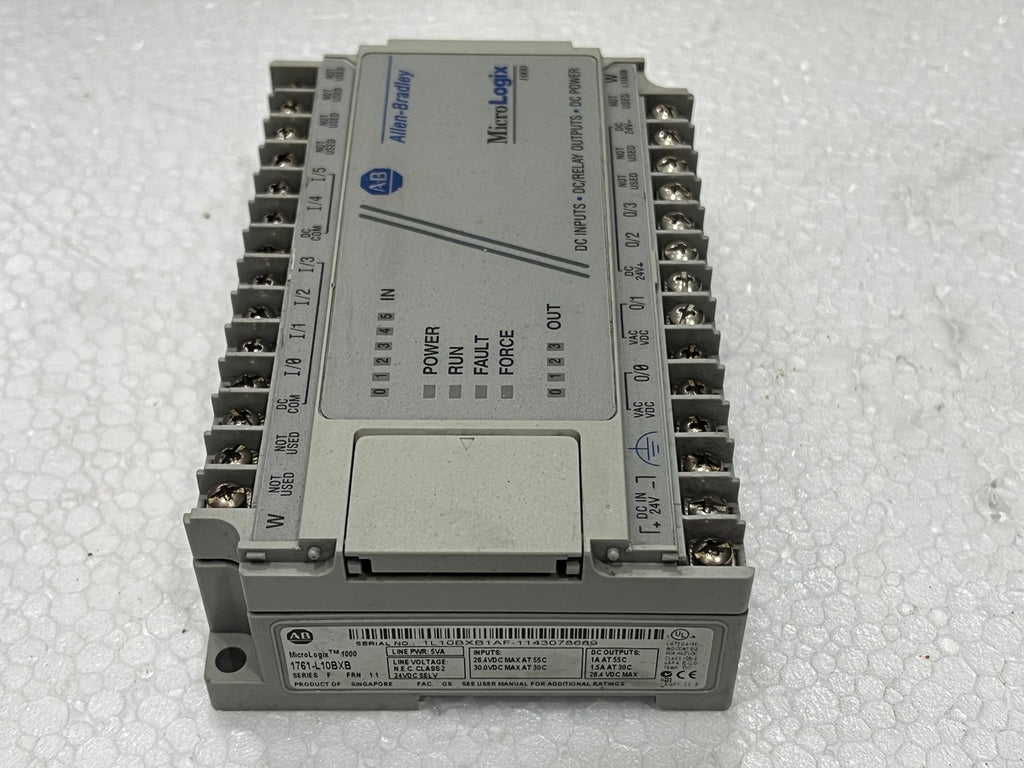 ALLEN BRADLEY MICROLOGIX 1000 CAT 1761-L10BXB SER F