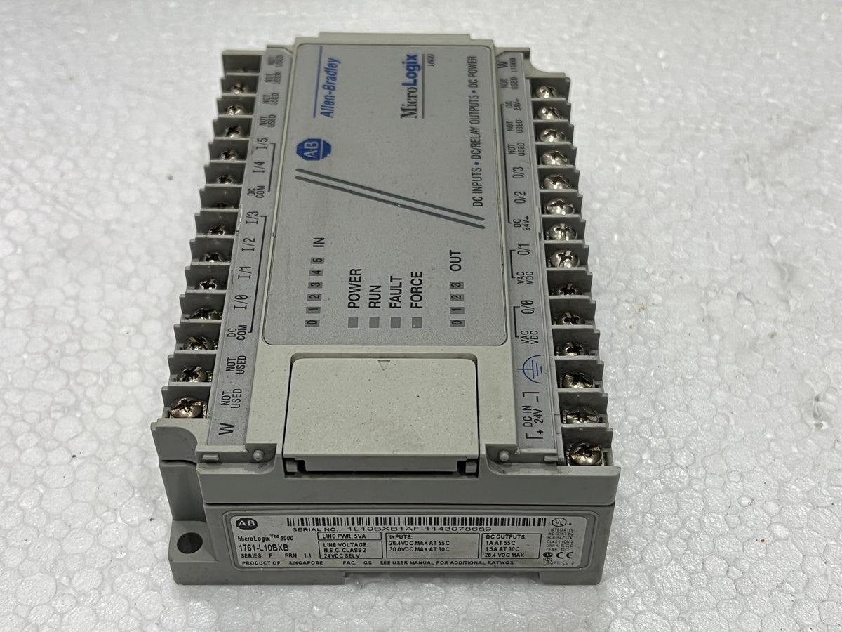 ALLEN BRADLEY MICROLOGIX 1000 CAT 1761-L10BXB SER F