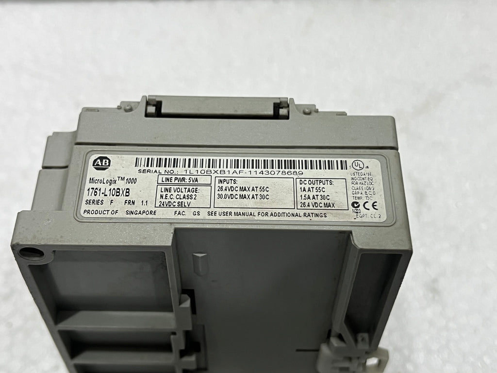 ALLEN BRADLEY MICROLOGIX 1000 CAT 1761-L10BXB SER F
