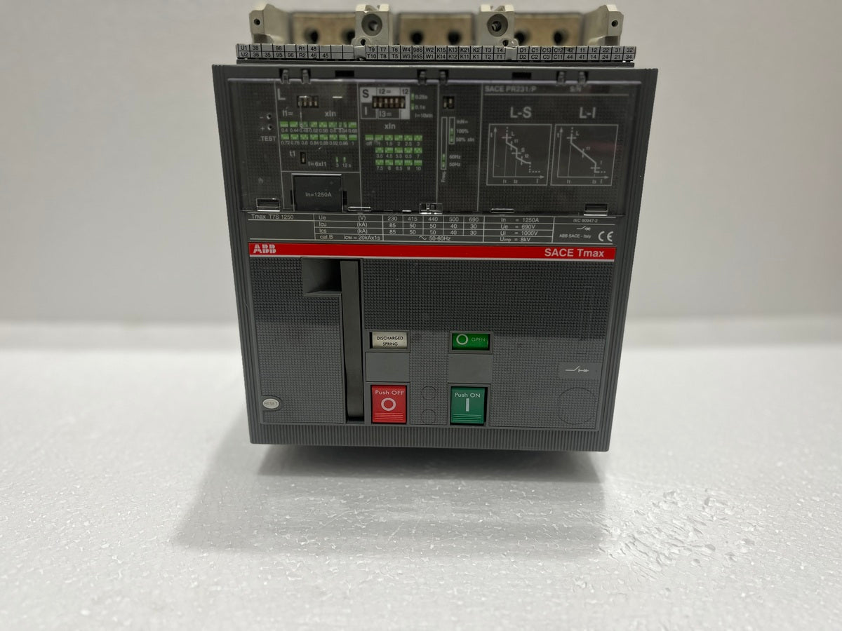 ABB SACE TMAX T7S 1250 3-POLE CIRCUIT BREAKER 1250A PR231/P