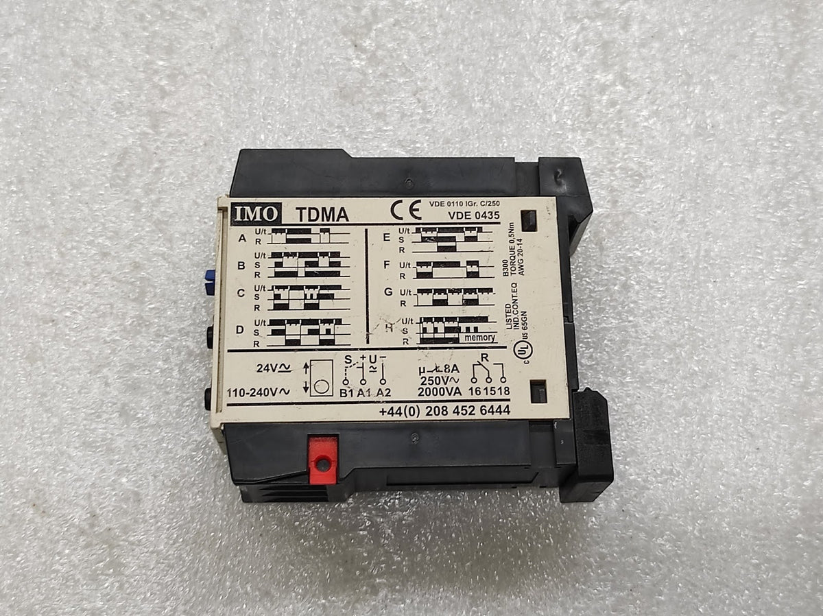 IMO TDMA ELECTRONIC TIMER 24VAC-DC/110-240VAC