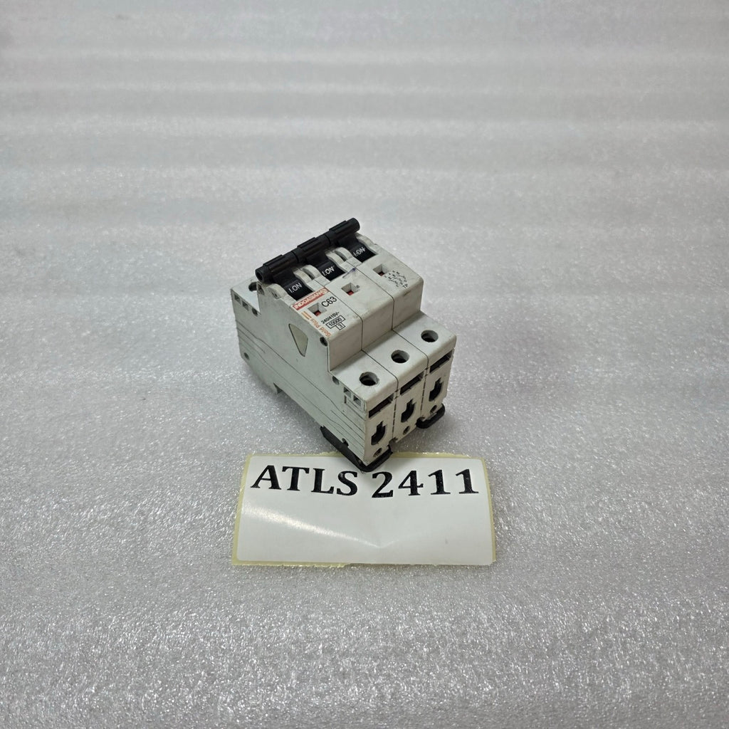 INDOASIAN GOLD PLUS C63 3 POLE MINIATURE CIRCUIT BREAKER MCB 240/415V 10KA