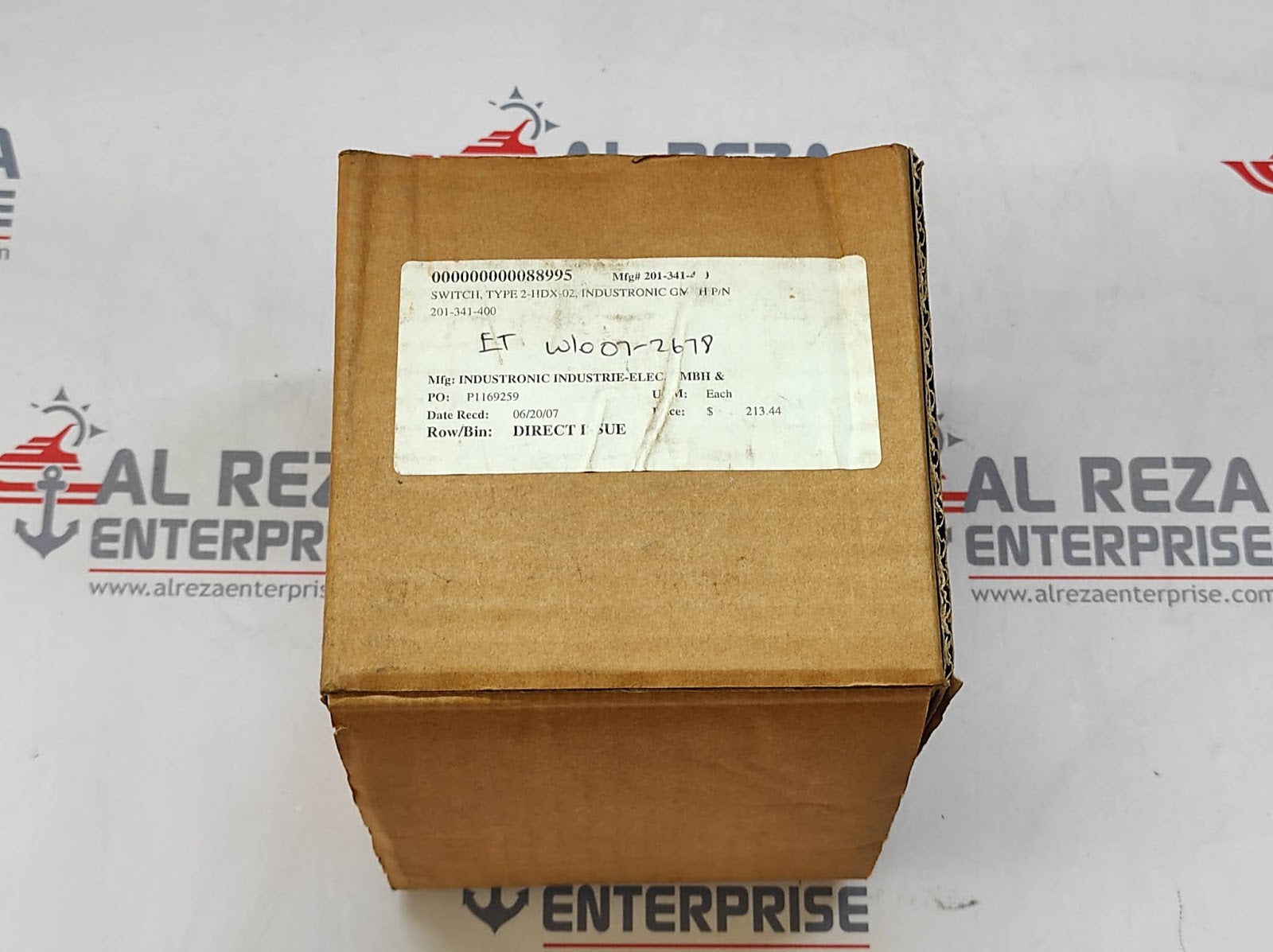 INDUSTRONIC 2-HDX-02 BUTTON PUSH TO TALK BACK 201-341-400 2HDX02