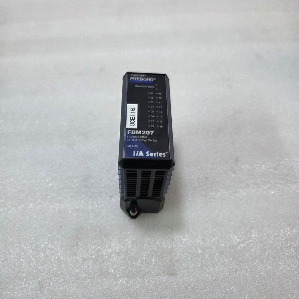 INVENSYS FOXBORO FBM207 P0914TD I/A SERIES 16 CHANNEL VOLTAGE MONITOR INPUT