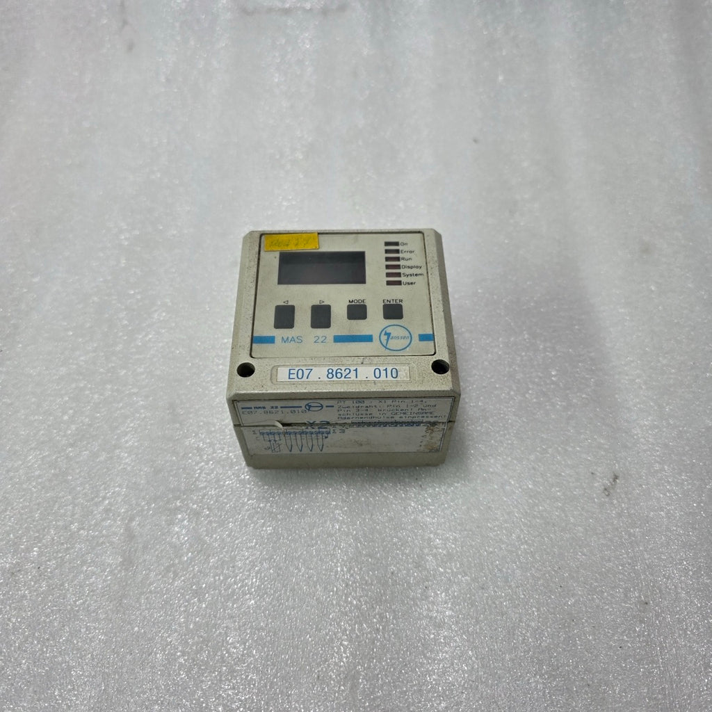 JANSSEN MAS 22 CONTROLLER DISPLAY MODULE INDUSTRIAL CONTROL UNIT