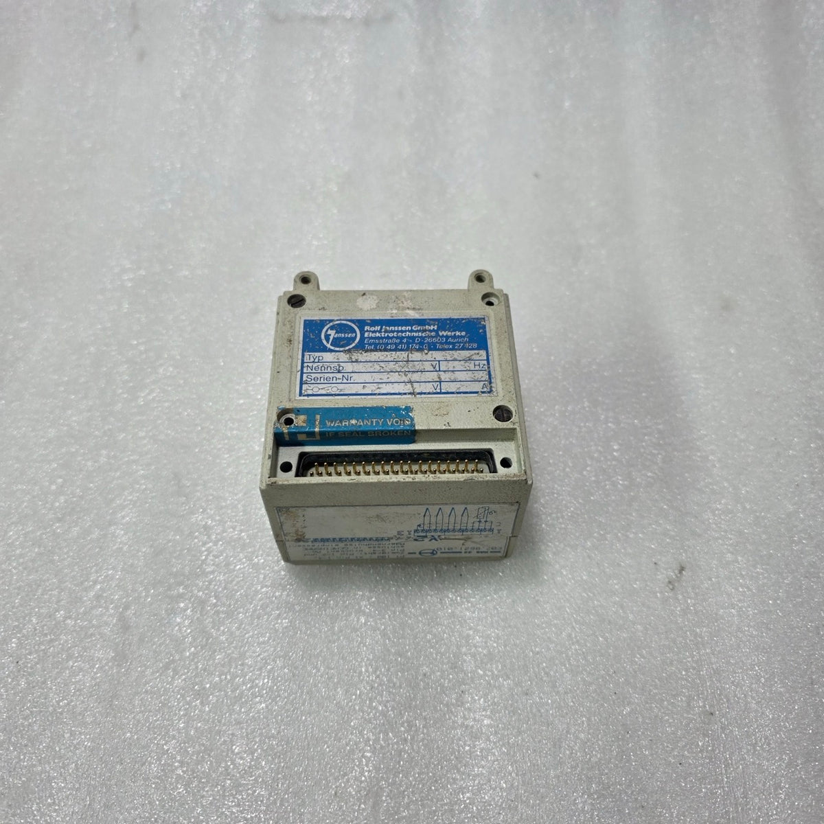 JANSSEN MAS 22 CONTROLLER DISPLAY MODULE INDUSTRIAL CONTROL UNIT