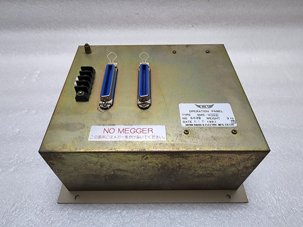 JRCS SMS-U30E OPERATIONAL PANEL