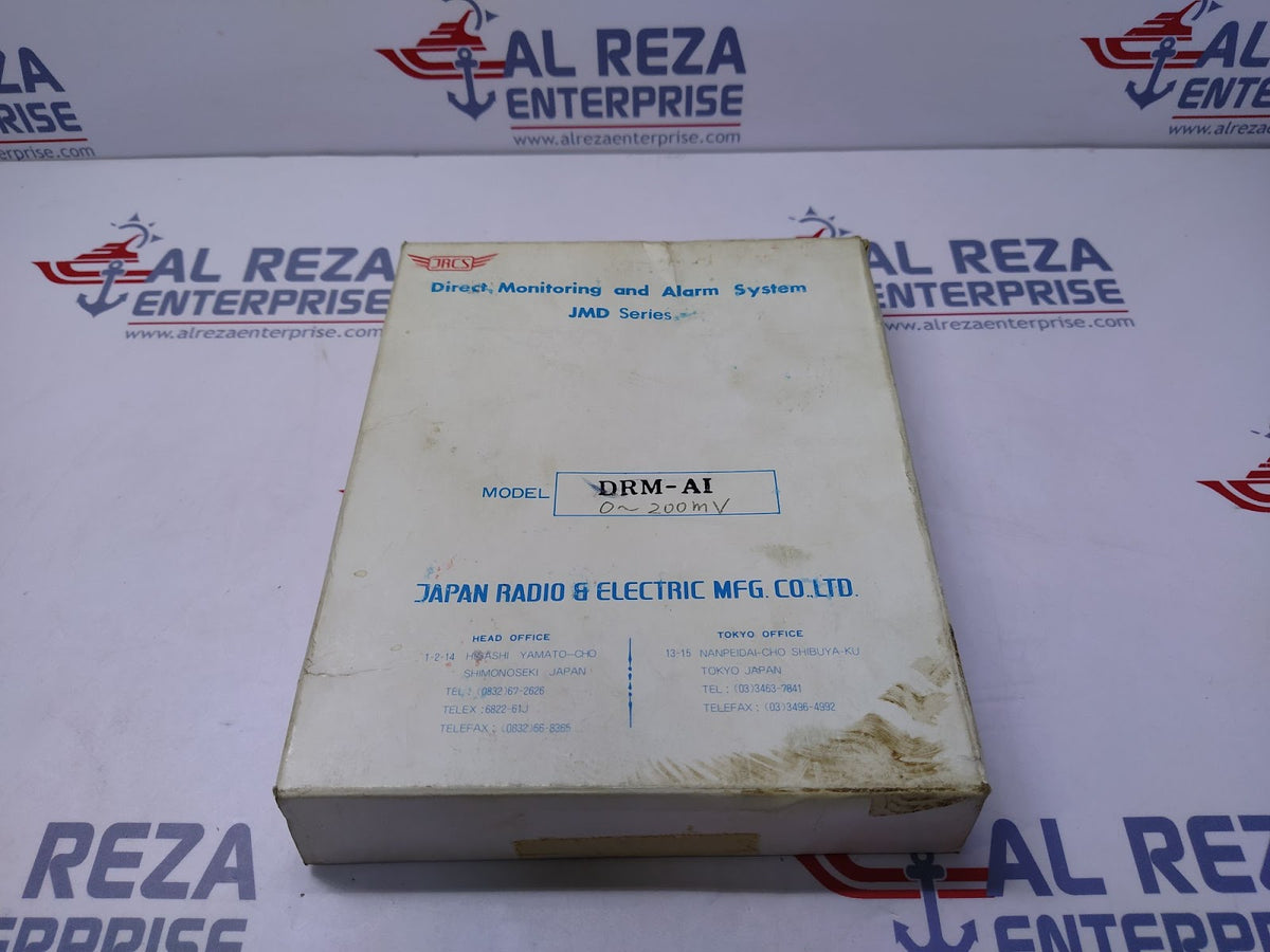 JRCS DRM-AI JMD Series Direct Monitoring and Alarm System 0-200mV