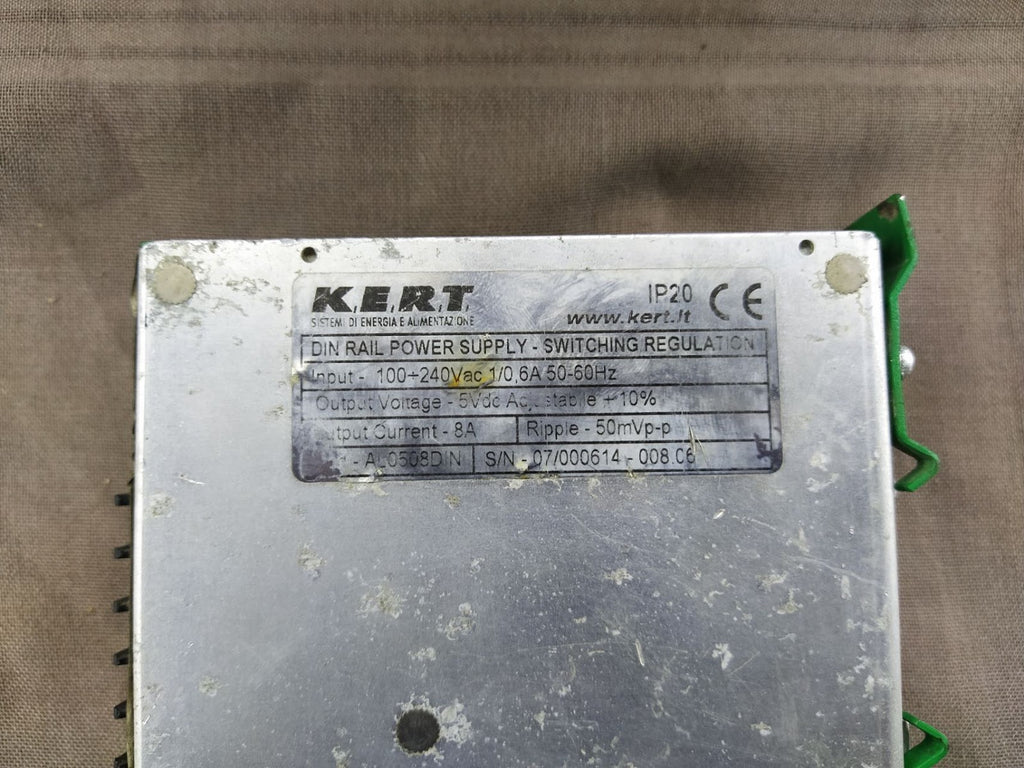 KERT DIN RAIL Switching Power Supply 100-240 VAC Output 5 VDC