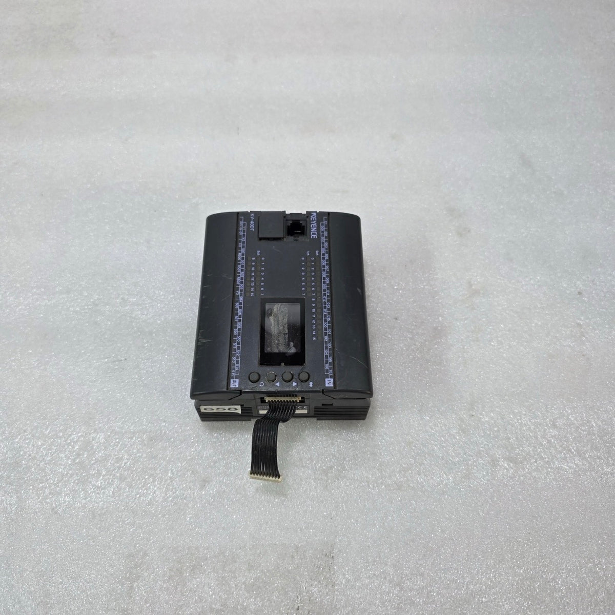 KEYENCE KV-40DT PLC OUTPUT MODULE 24V DC TRANSISTOR OUTPUT KV SERIES INDUSTRIAL