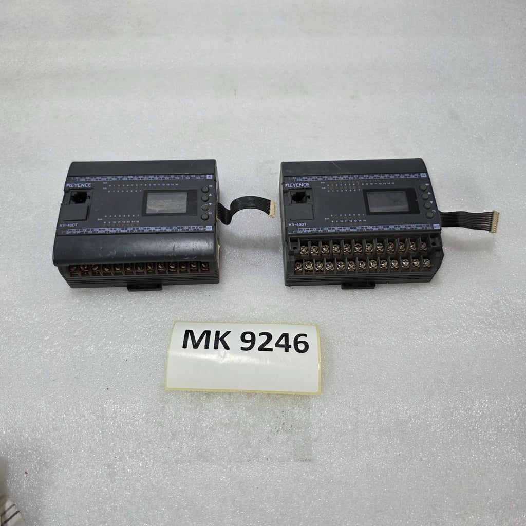 KEYENCE KV-40DT PLC OUTPUT MODULE 24V DC TRANSISTOR OUTPUT KV SERIES INDUSTRIAL