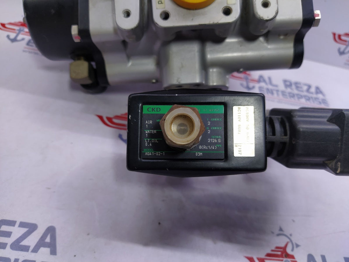 KITZ FBS-TNE 1 PNEUMATIC ACTUATOR 1111180022 KITZ ACT CKD AG41-02-1 110V