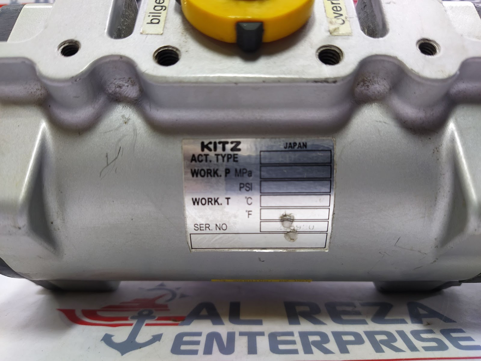 KITZ FBS-TNE 1 PNEUMATIC ACTUATOR 1111180022 KITZ ACT CKD AG41-02-1 110V