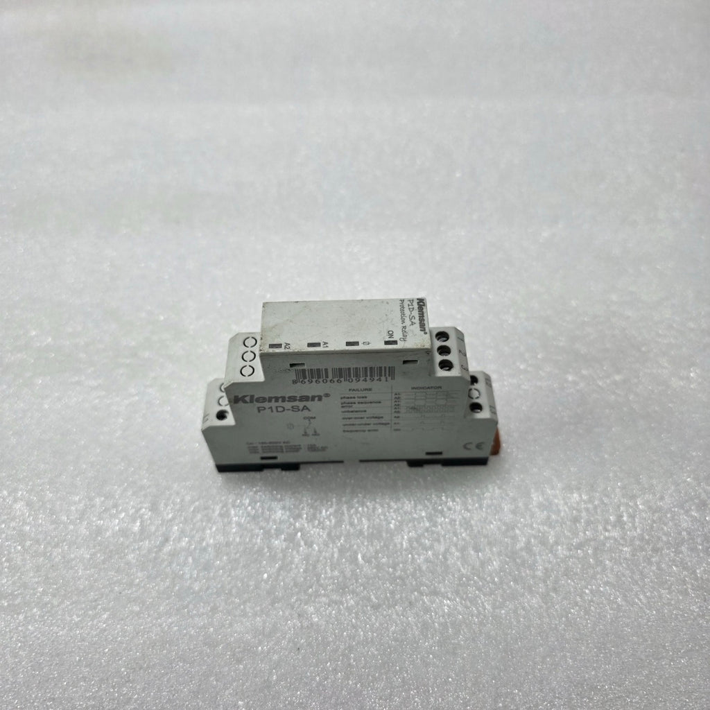 KLEMSAN P1D-SA PROTECTION RELAY – 150–500V AC – PHASE MONITORING RELAY – 10A OUT