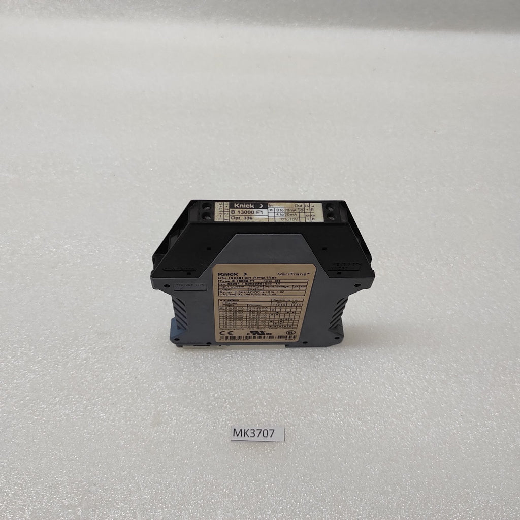 KNICK B13000F1 DC ISOLATION AMPLIFIER UIW