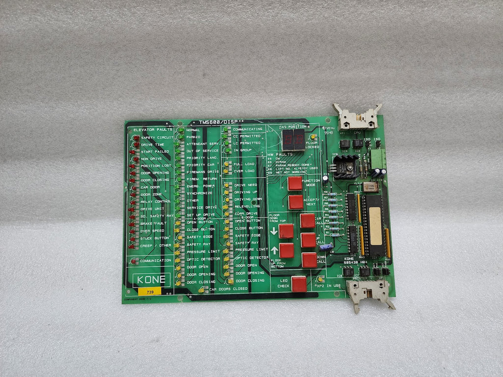 KONE TMS600/DISP ELEVATOR PCB 505430H04
