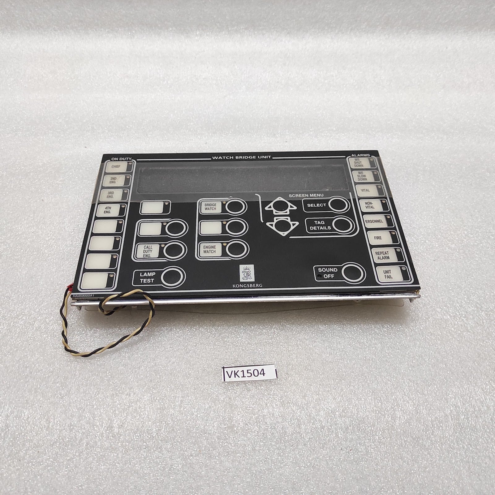 KONGSBERG HA459000A1 WATCH BRIDGE UNIT PWB51849A-V0