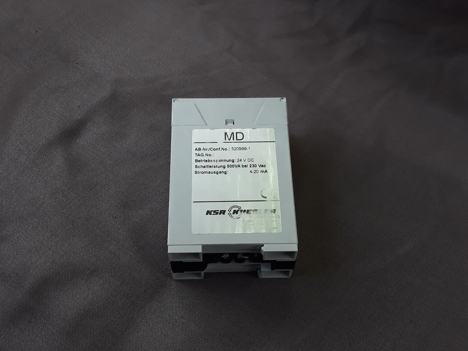 KSR Kuebler MD Control Unit for KSR Level Sensor 520999-1