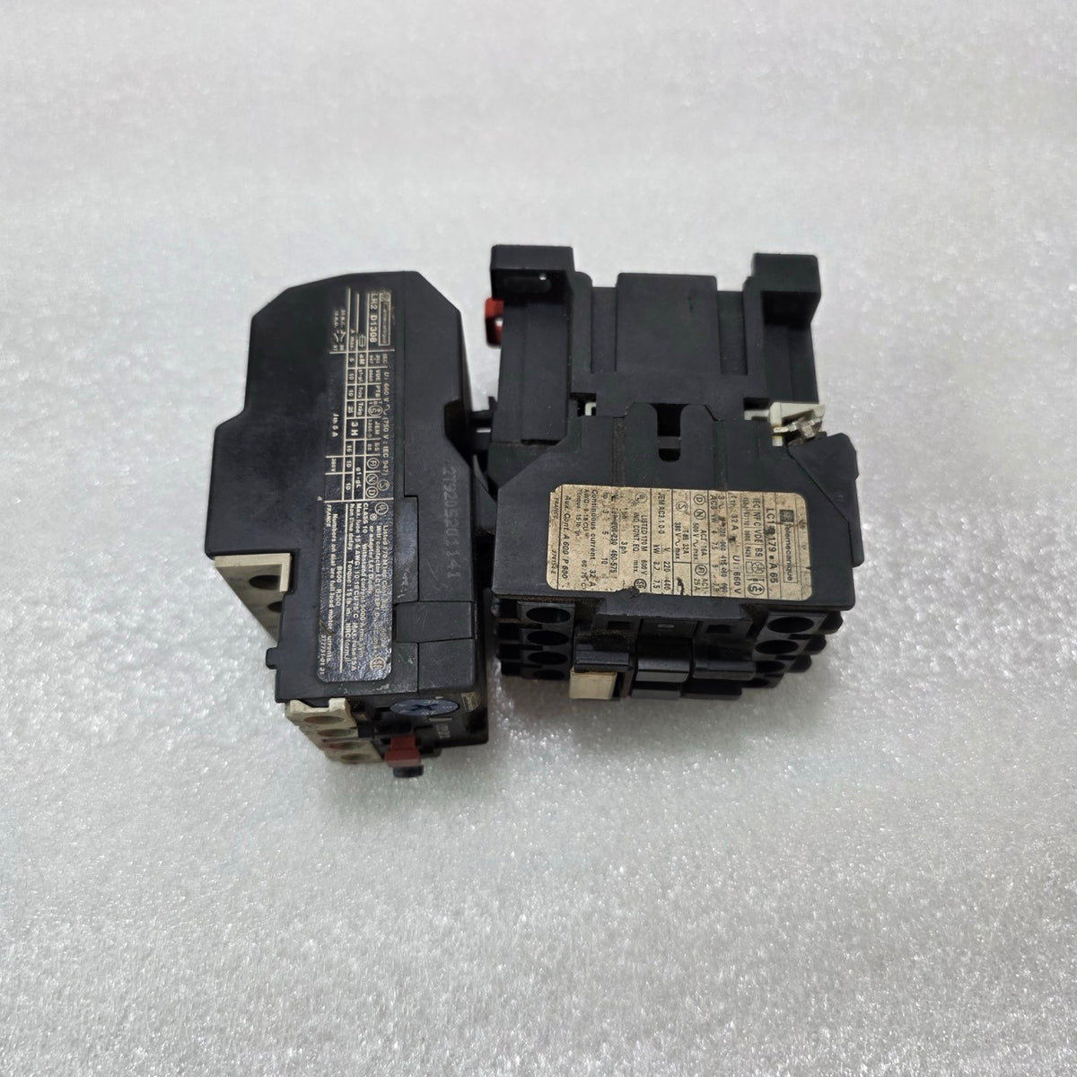 TELEMECANIQUE CONTACTOR WITH THERMAL OVERLOAD LC1-D179-A 65 + LR2 D1308