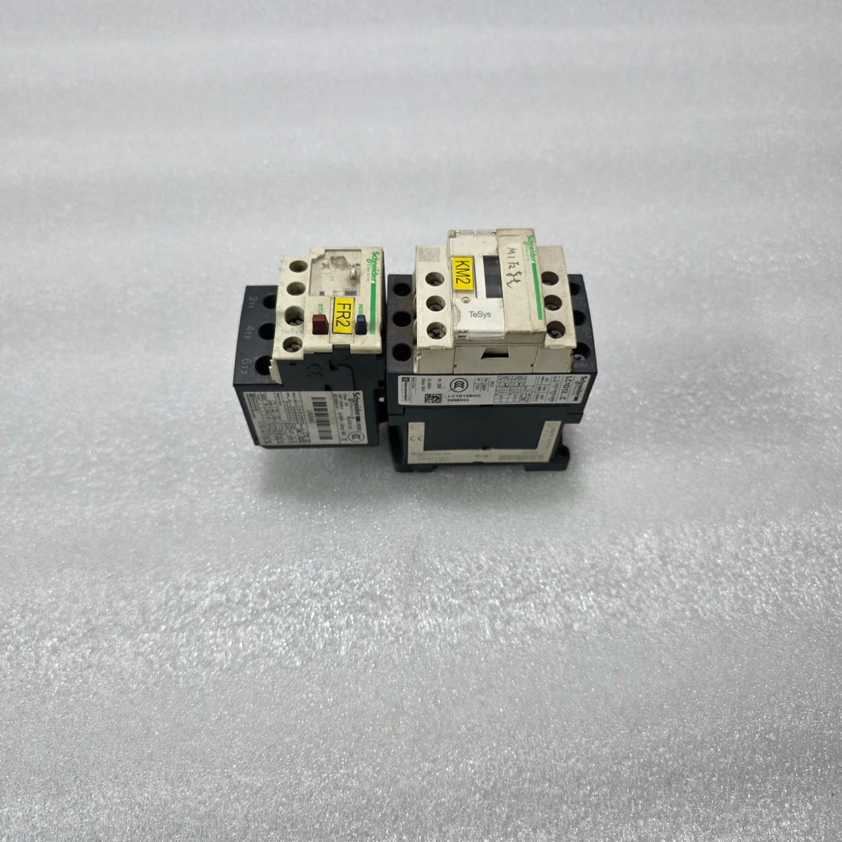 S ELECTRIC LC1D12BDC TESYS D CONTACTOR 24VDC 12A WITH LRD05C THERMAL OVERLOAD RE