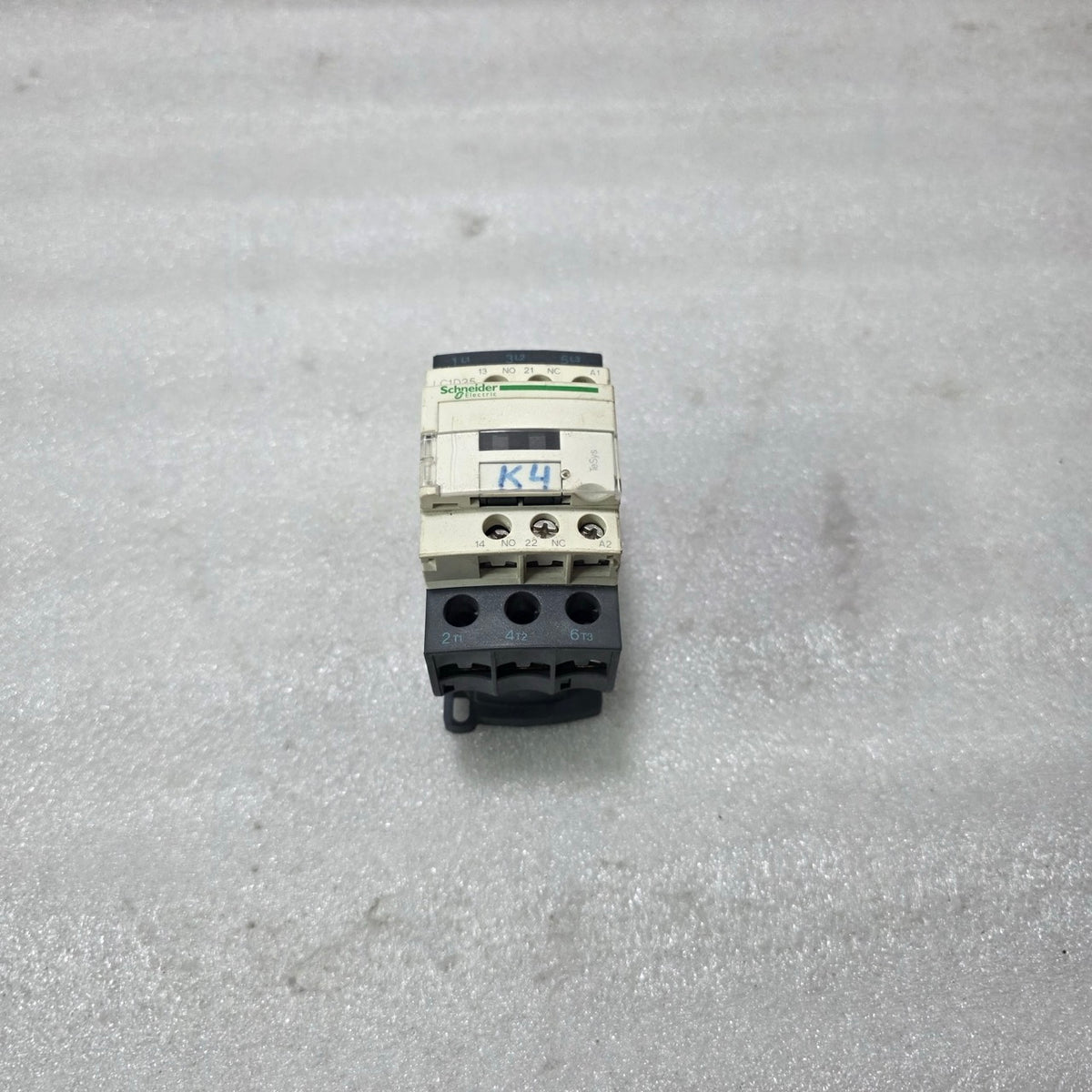 S ELECTRIC LC1D25 3 POLE AC CONTACTOR WITH 1NO + 1NC AUXILIARY CONTACTS 230V AC
