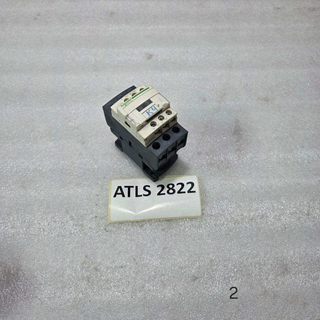 S ELECTRIC LC1D25 3 POLE AC CONTACTOR WITH 1NO + 1NC AUXILIARY CONTACTS 230V AC