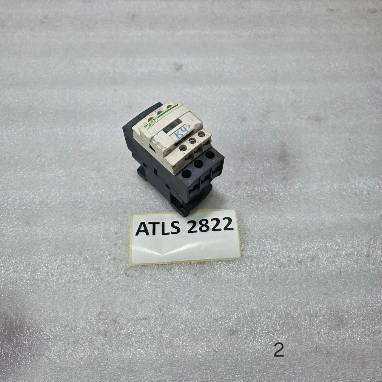 S ELECTRIC LC1D25 3 POLE AC CONTACTOR WITH 1NO + 1NC AUXILIARY CONTACTS 230V AC