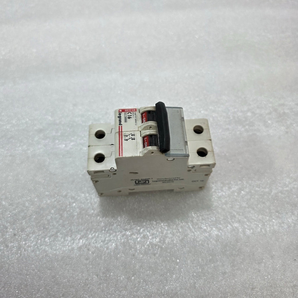 LEGRAND 603268 C16 DOUBLE POLE MCB CIRCUIT BREAKER 16A 415V 10KA