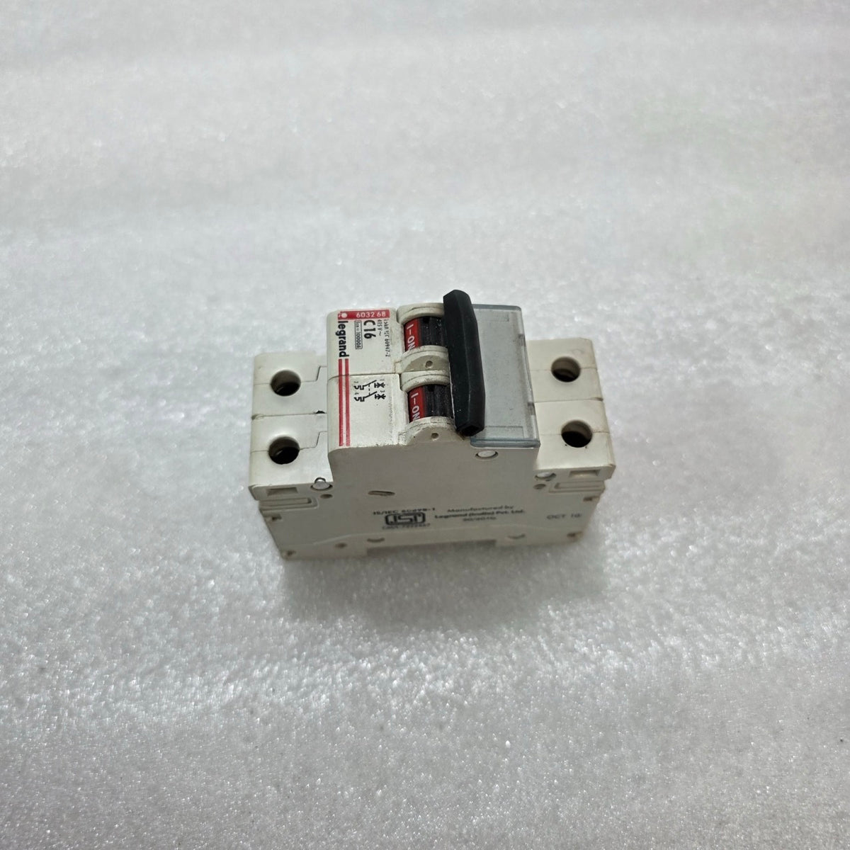 LEGRAND 603268 C16 DOUBLE POLE MCB CIRCUIT BREAKER 16A 415V 10KA