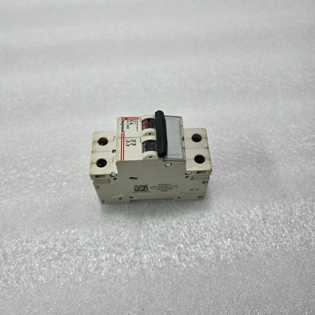 LEGRAND DX 603265 2P 6A CURVE C 415V 10KA MCB MINIATURE CIRCUIT BREAKER