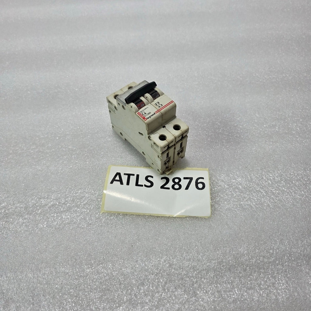 LEGRAND DX 603265 2P 6A CURVE C 415V 10KA MCB MINIATURE CIRCUIT BREAKER