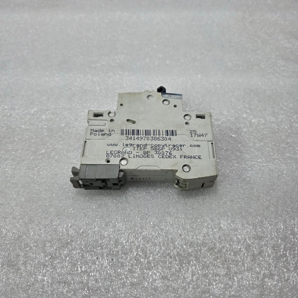 LEGRAND TX3 B16 SINGLE POLE MCB 16A 6KA MINIATURE CIRCUIT BREAKER | 403357