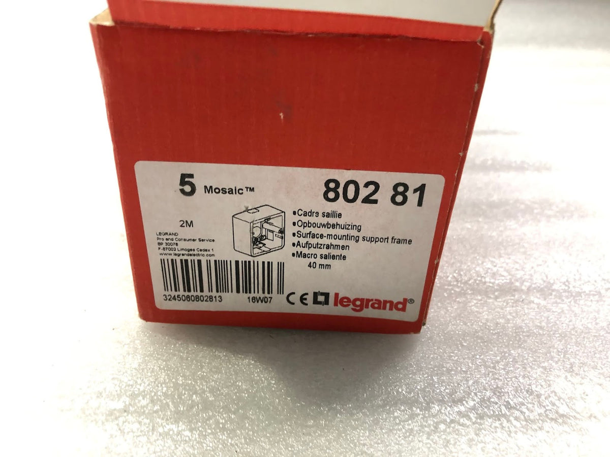 LEGRAND 802 81 SURFACE MOUNTING BOX LOT OF 10 UNIT