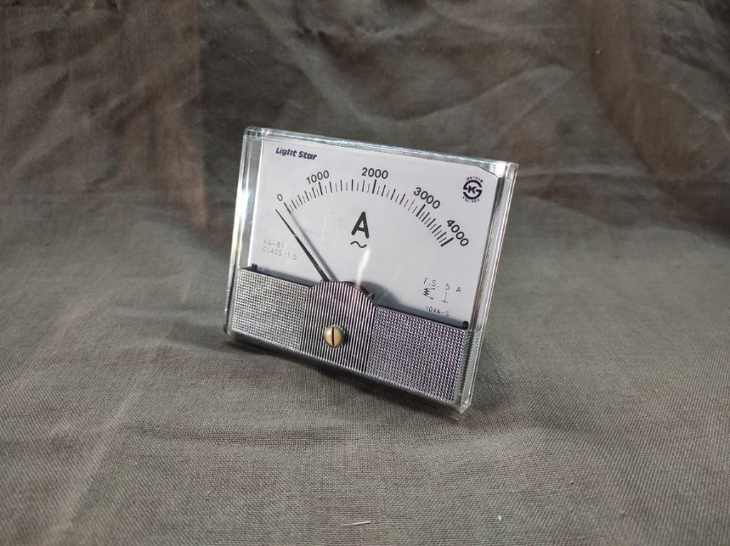 LIGHT STAR KA-81 AMMETER 104A-S 0-4000A
