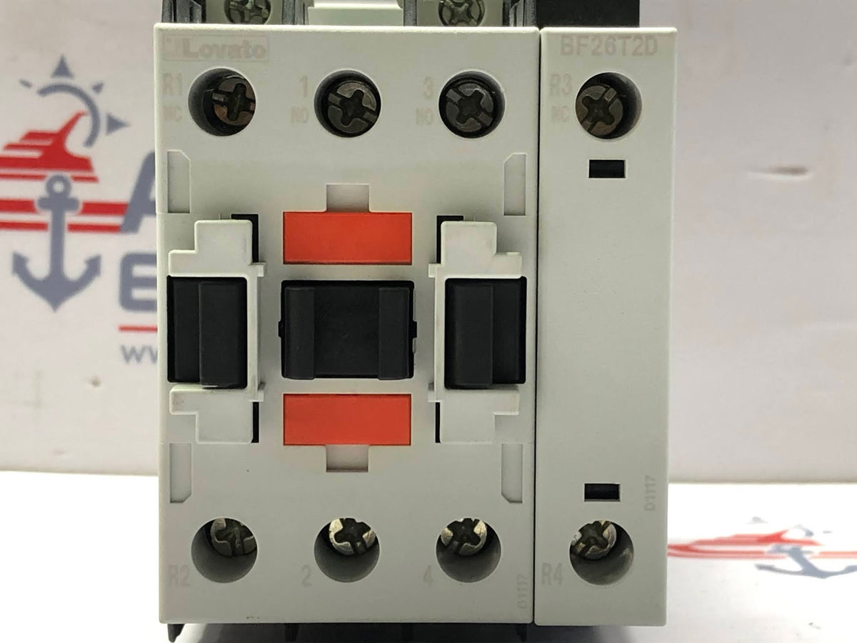 LOVATO BF26 T2 D220 CONTACTOR 220VDC 45A