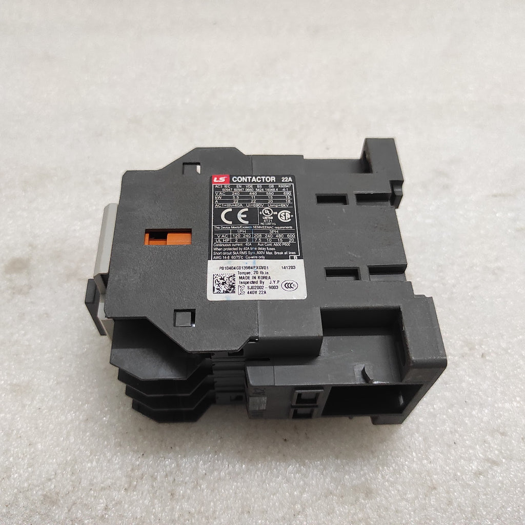 LS ELECTRIC MC-22B MAGNETIC CONTACTOR 22A COIL VOLTAGE 200-220V