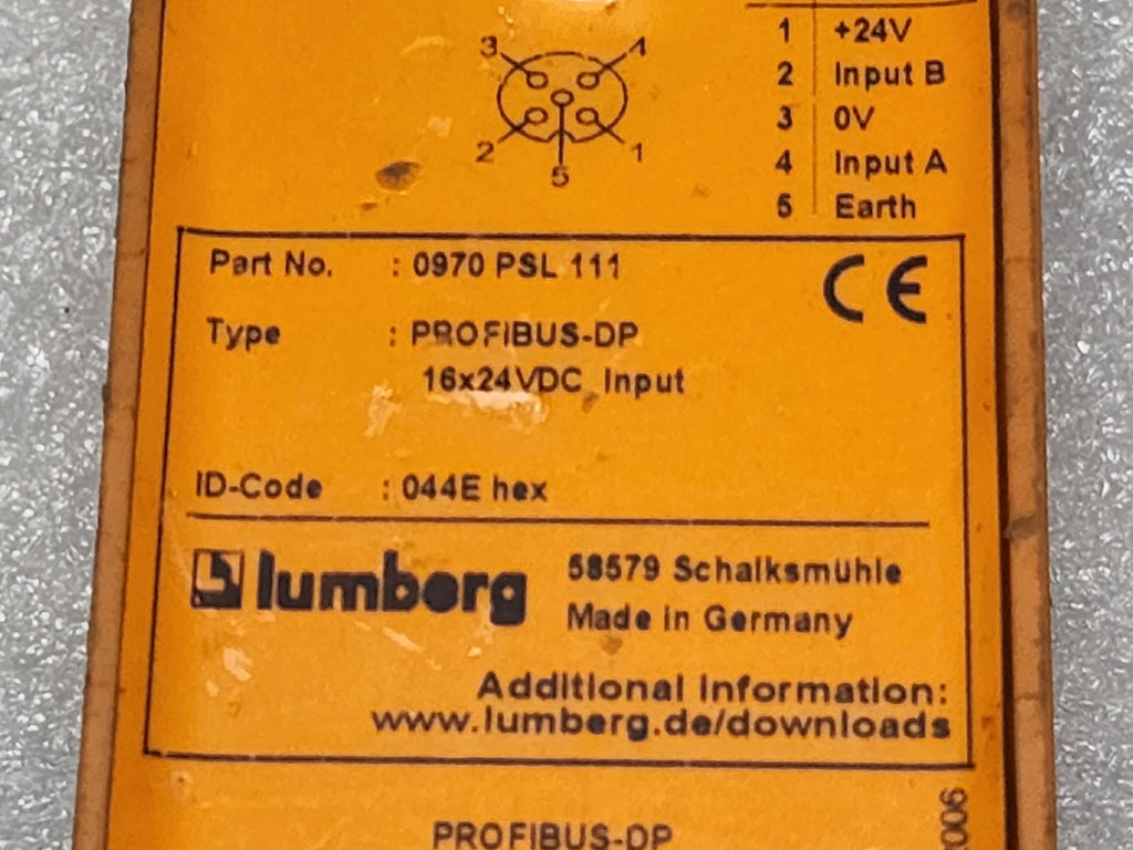 LUMBERG 0970PSL111 PROFIBUS-DP