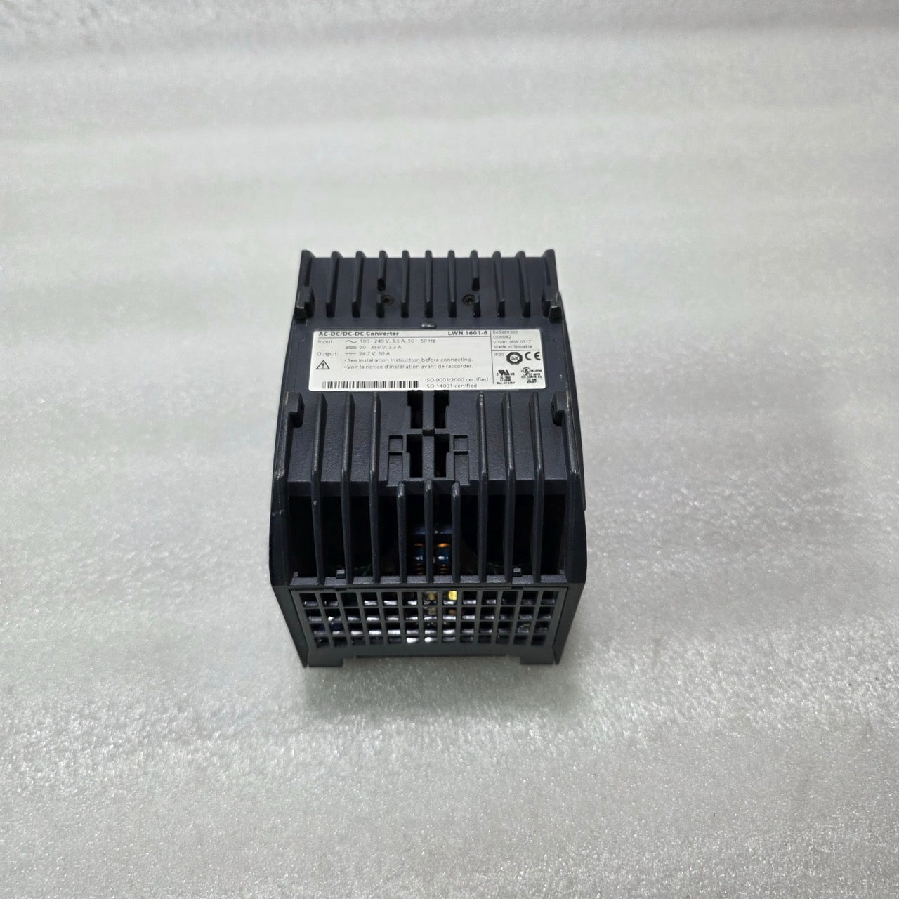 POWER-ONE LWN 1601-6 AC-DC POWER SUPPLY 24V 10A DIN RAIL CONVERT SELECT