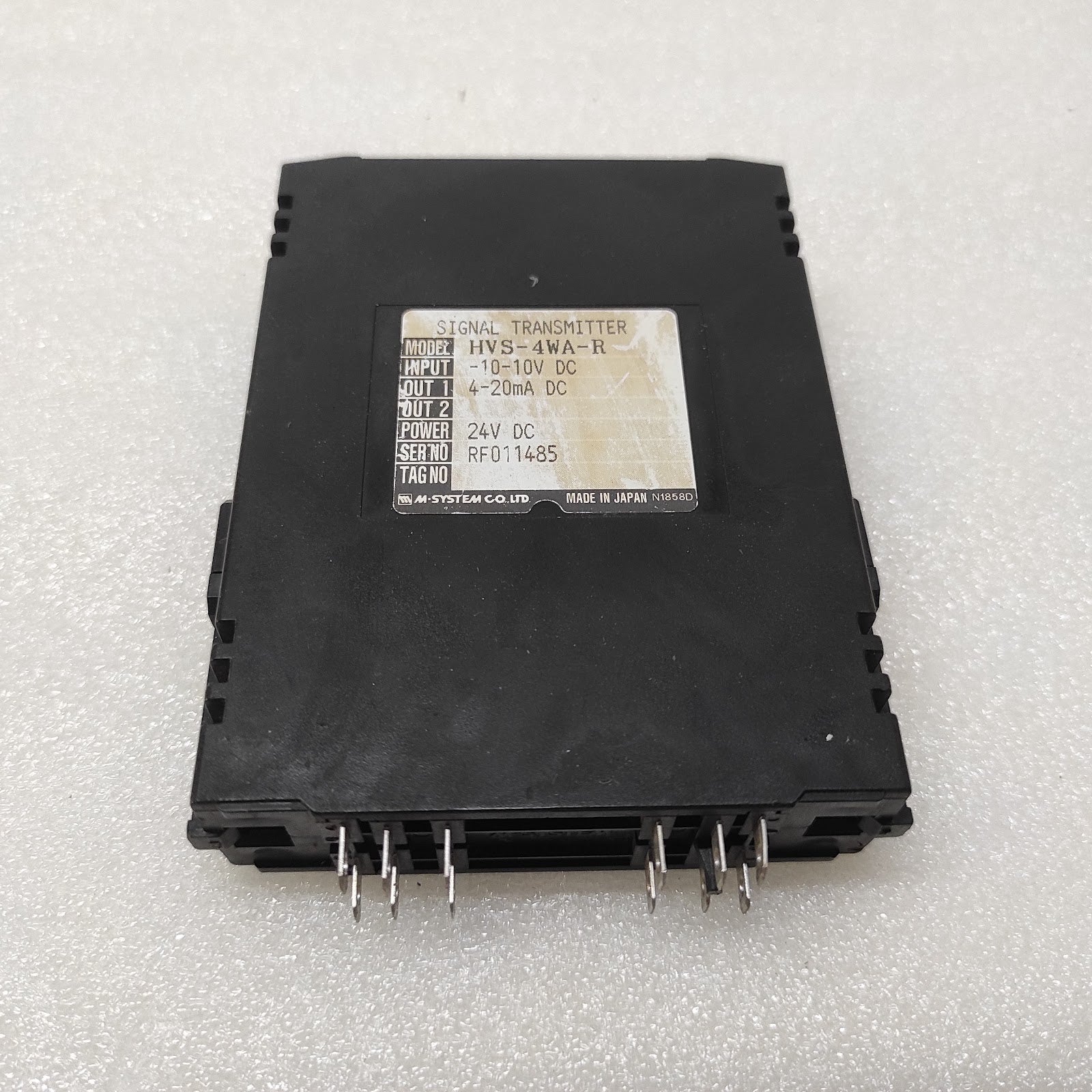 M-SYSTEM HVS-4WA-R SIGNAL TRANSMITTER 24VDC