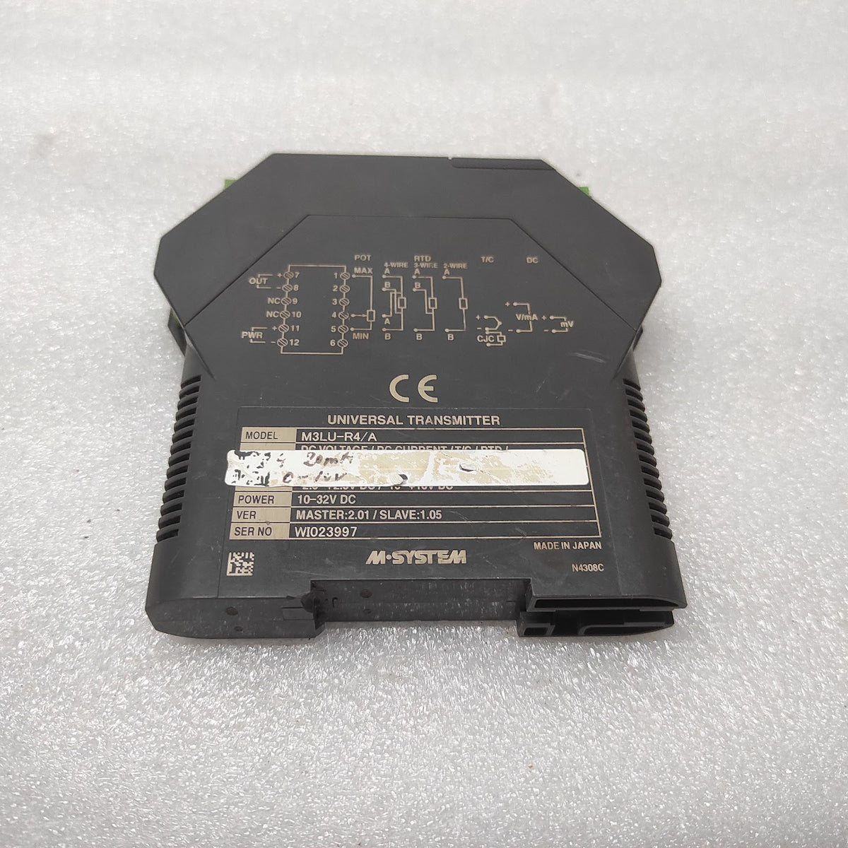 M-SYSTEM M3LU-R4/A UNIVERSAL TRANSMITTER 10-32VDC