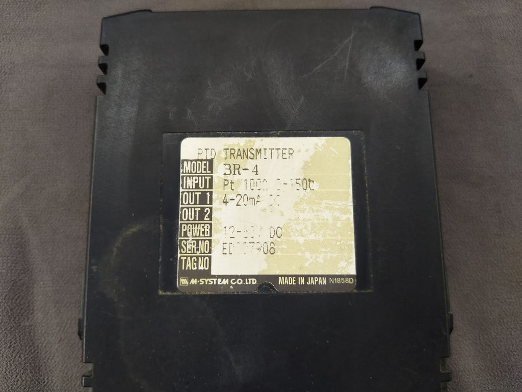 M-System BR-4 RTD Transmitter